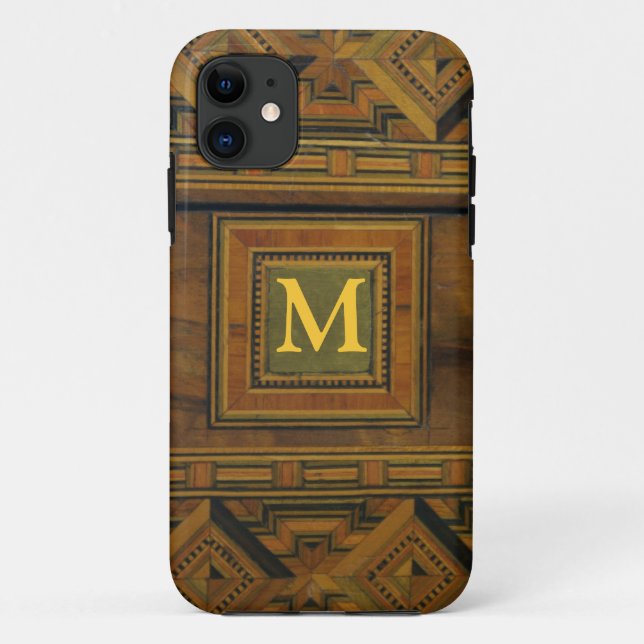 Capa Para iPhone Da Case-Mate Padrão de madeira (Verso)