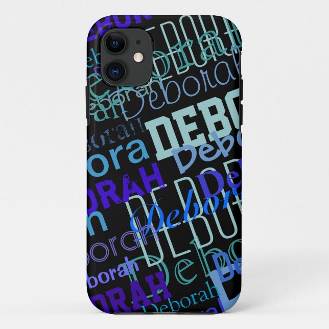 Capa Para iPhone Da Case-Mate padrão de nome de crio (Verso)
