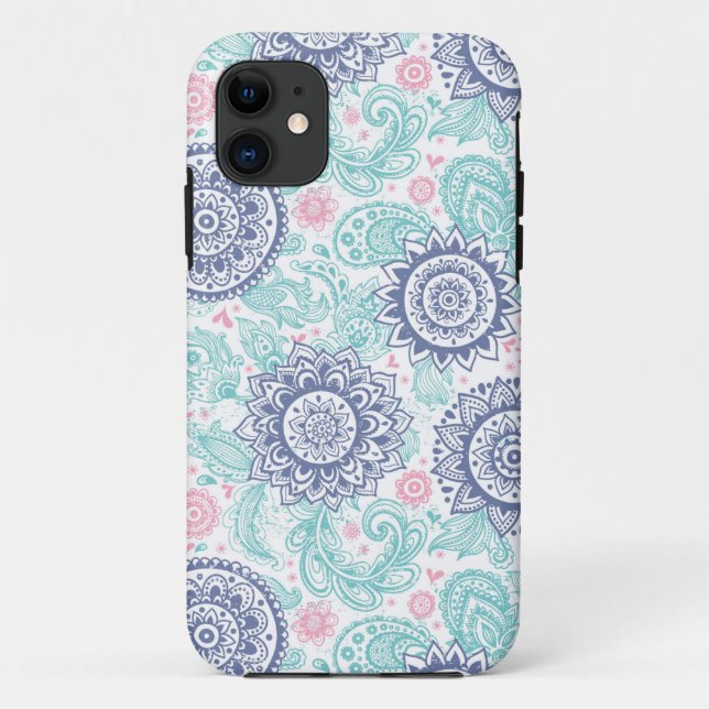 Capa Para iPhone Da Case-Mate Padrão de Paisley Étnico (Verso)