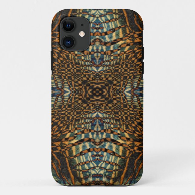 Capa Para iPhone Da Case-Mate Padrão de peles de tigre do caleidoscópio (Verso)