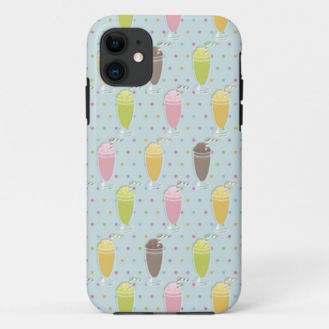 Capa Para iPhone Da Case-Mate Padrão do Milkshake (Verso)
