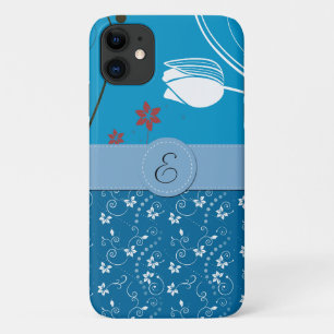 Capa Para iPhone Da Case-Mate Padrão Floral, Padrão De Flores, Monograma