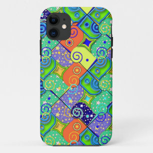 Capa Para iPhone Da Case-Mate Padrão Geométrico de Estrelas e Estranhos