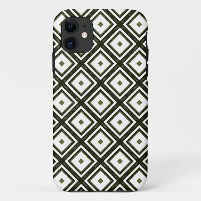 Capa Para iPhone Da Case-Mate Padrão geométrico retrô moderno (Verso)