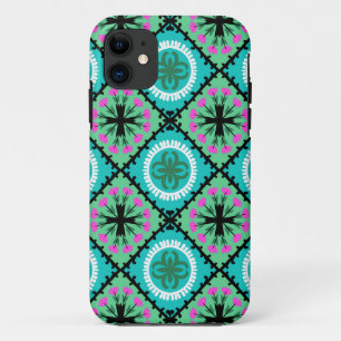 Capa Para iPhone Da Case-Mate Padrão Suzani com Motifs Uzbeques e Kazakh