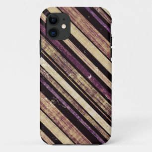 Capa Para iPhone Da Case-Mate Padrão Vintage Dark Purple Stripes