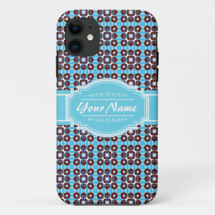 Capa Para iPhone Da Case-Mate Padrões Aqua Turquoise Personalizados