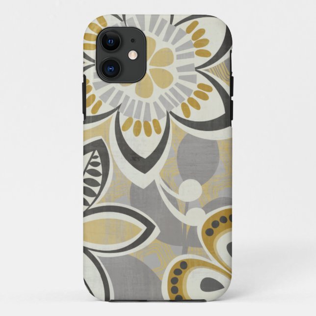 Capa Para iPhone Da Case-Mate Padrões florais contemporâneos (Verso)