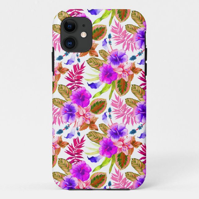 Capa Para iPhone Da Case-Mate Padrões florais de vindima (Verso)