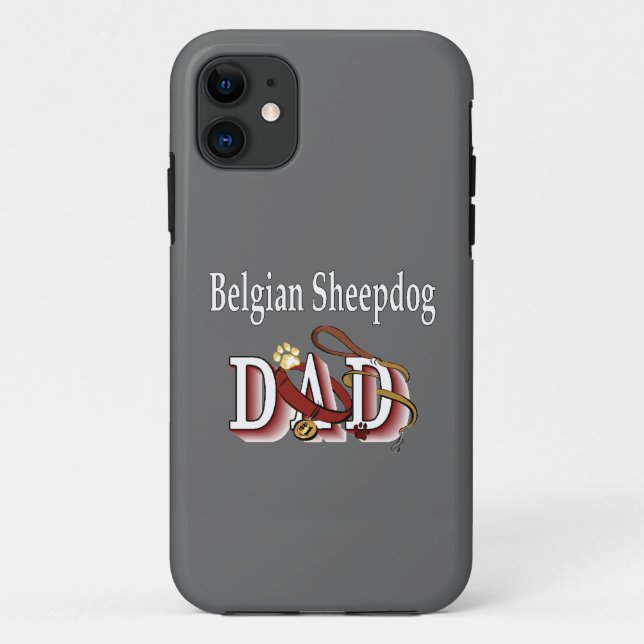 Capa Para iPhone Da Case-Mate Pai de Sheepdog belga (Verso)