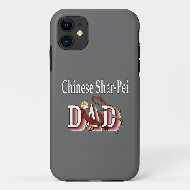 Capa Para iPhone Da Case-Mate Pai Shar-Pei Chinês (Verso)