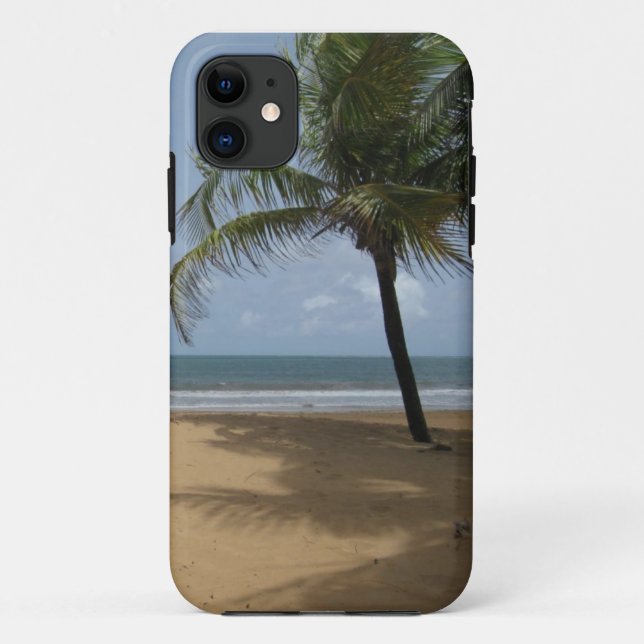 Capa Para iPhone Da Case-Mate Palmeira na foto da praia (Verso)
