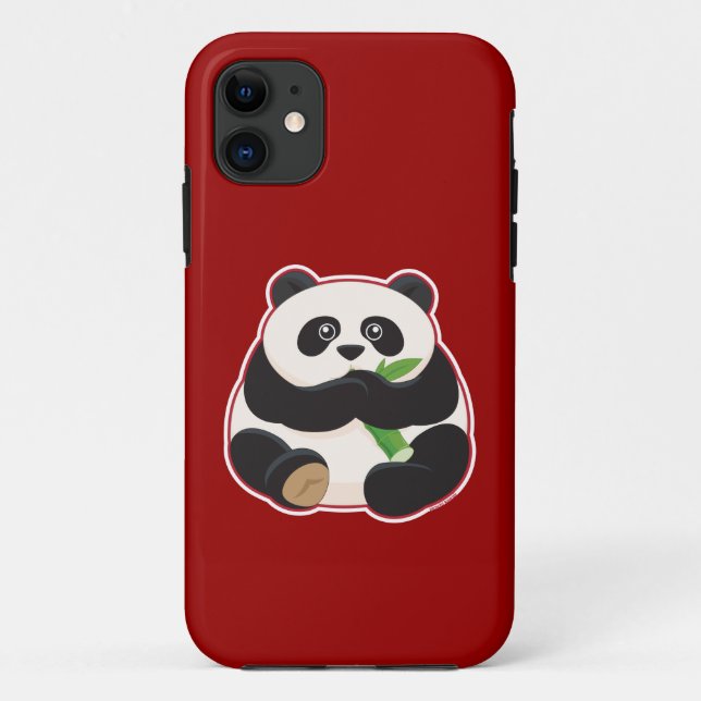 Capa Para iPhone Da Case-Mate Panda gorda (Verso)