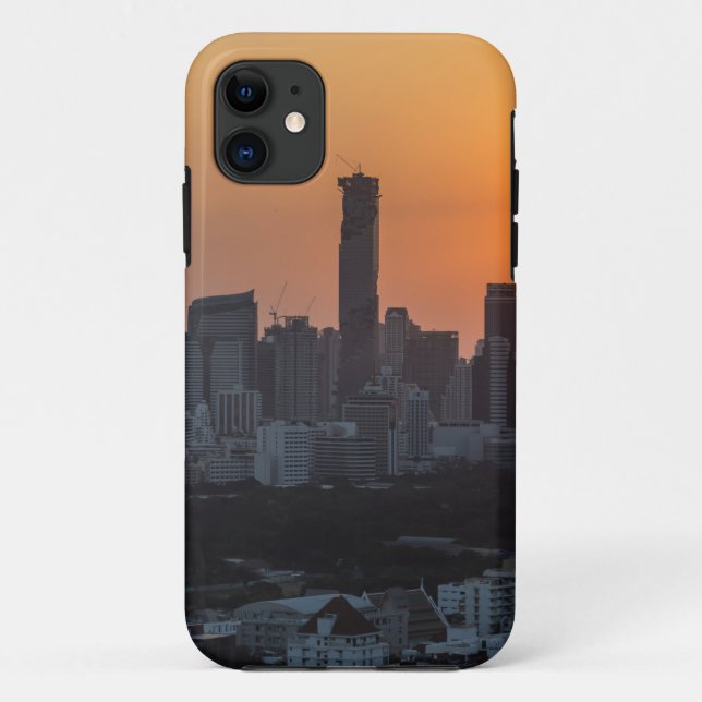 Capa Para iPhone Da Case-Mate Pankok skyline sunset panorama (Verso)