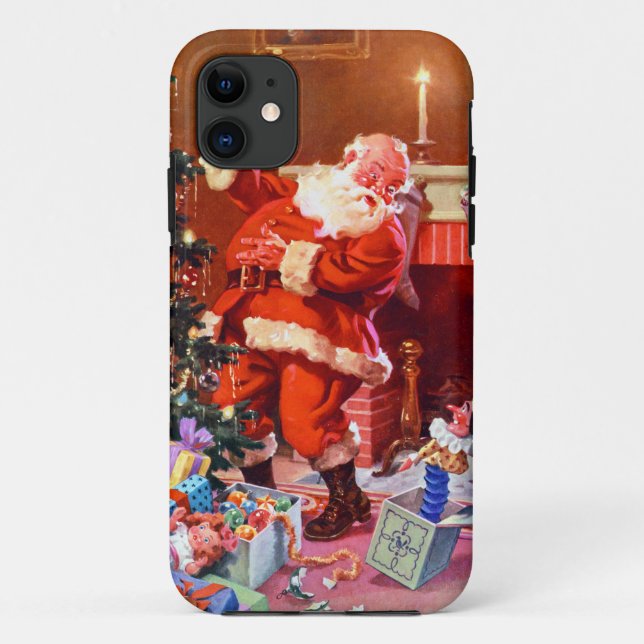 Capa Para iPhone Da Case-Mate Papai Noel - A Noite Antes do Natal (Verso)