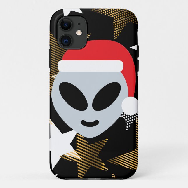 Capa Para iPhone Da Case-Mate papais noeis alienígena emoji (Verso)