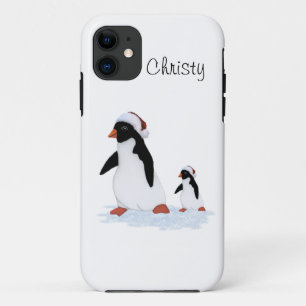Capa Para iPhone Da Case-Mate Papais noeis Pinguins
