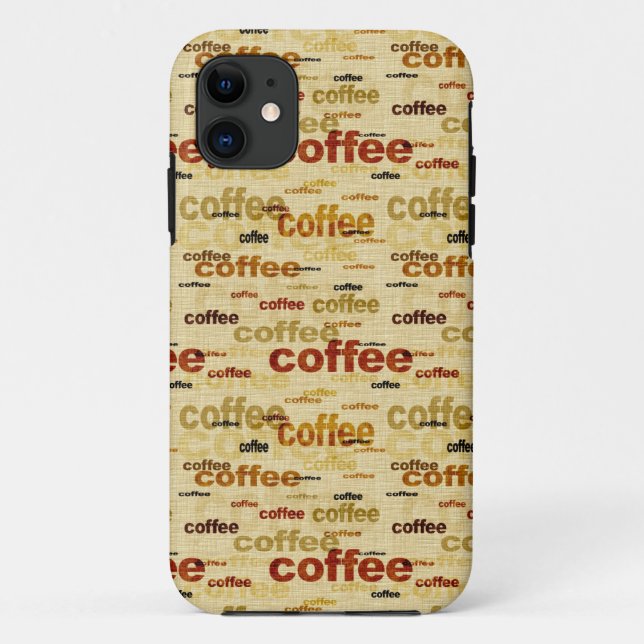 Capa Para iPhone Da Case-Mate Papel de Parede de Café (Verso)