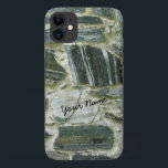 Capa Para iPhone Da Case-Mate Parede de Pedra Antiga com Nome<br><div class="desc">Muitas rochas - foto de uma parede média. Uma pedra quebrando o padrão apontando para cima. "Seu nome" pode ser facilmente personalizado ou removido.</div>