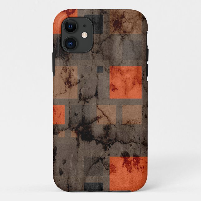 Capa Para iPhone Da Case-Mate Parede Laranja-Abstrato (Verso)