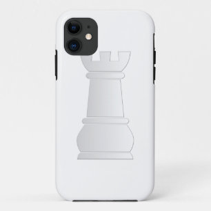 Capa Para iPhone Da Case-Mate Parte de xadrez branca da rocha