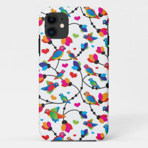 Capa Para iPhone Da Case-Mate pássaro colorido bonito do papagaio
