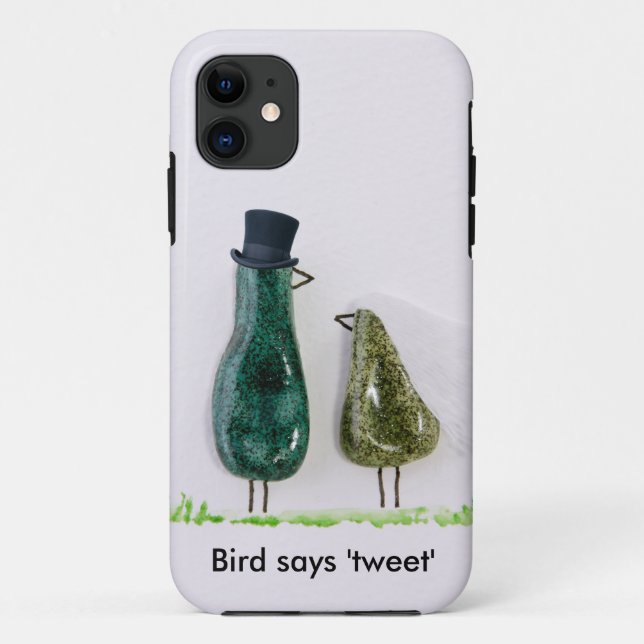 Capa Para iPhone Da Case-Mate Pássaro diz 'tweet' (Verso)