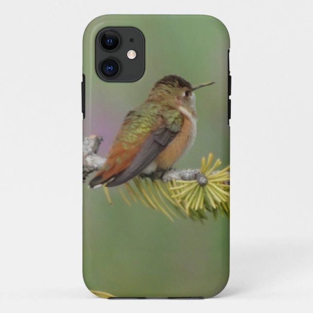 Capa Para iPhone Da Case-Mate Pássaro humano no pinheiro (Verso)