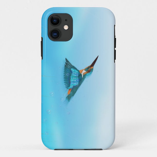 Capa Para iPhone Da Case-Mate pássaro martim-pescador (Verso)