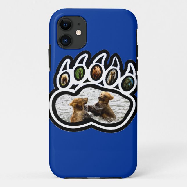 Capa Para iPhone Da Case-Mate Pata de urso (Verso)