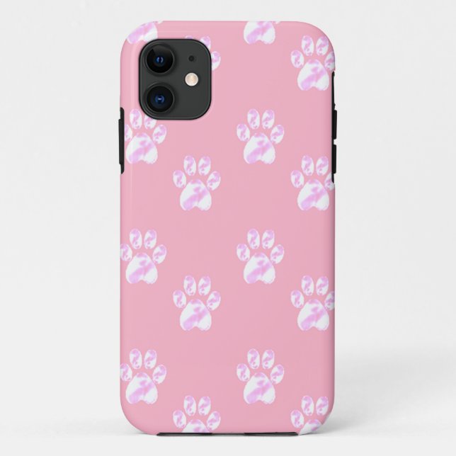 Capa Para iPhone Da Case-Mate patas brancas (Verso)