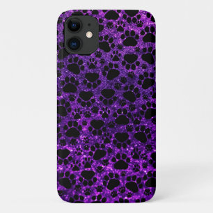 Capa Para iPhone Da Case-Mate Patas Negras, Largas Roxas, Patas-Cães, Patas-Anim
