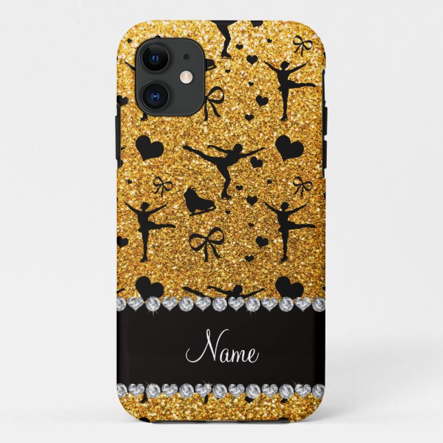 Capa Para iPhone Da Case-Mate Patinagem artística amarelo conhecido feito sob (Verso)
