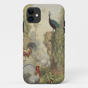 Capa Para iPhone Da Case-Mate Pavão elegante do vintage & outros pássaros
