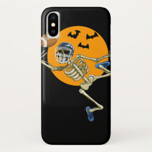 Capa Para iPhone Da Case-Mate Pé de Meninos do Dia das Bruxas do Skeleton Americ