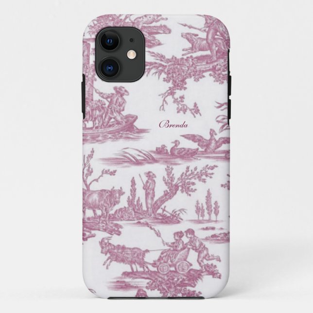 Capa Para iPhone Da Case-Mate Peças Francesas de Chic Personalizadas (Verso)