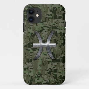 Capa Para iPhone Da Case-Mate Peixes Sinal de Zodíaco no Decor da Camo Digital W