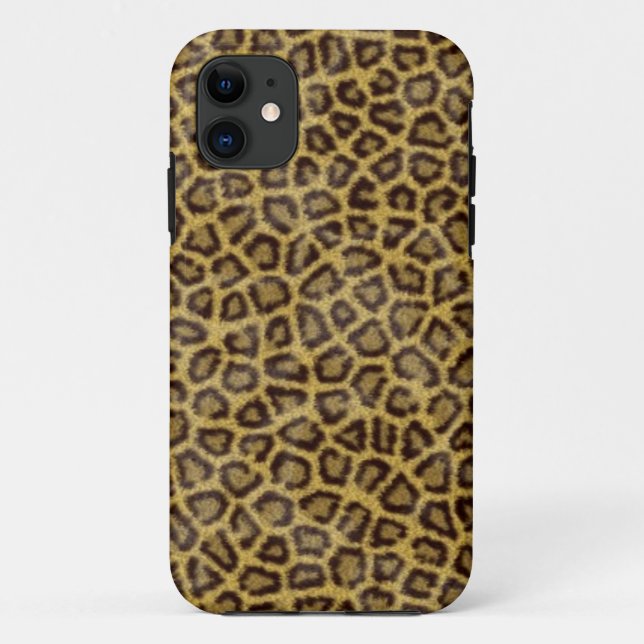 Capa Para iPhone Da Case-Mate Pele do leopardo (Verso)