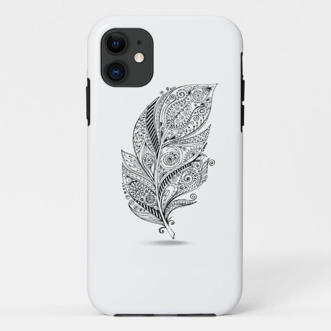 Capa Para iPhone Da Case-Mate Pena tribal inspirada (Verso)