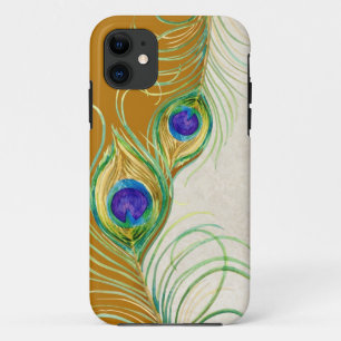 Capa Para iPhone Da Case-Mate Penas de Peacock Nomes Personalizados de Damasco R