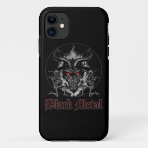 Capa Para iPhone Da Case-Mate Pentagrama metálico negro
