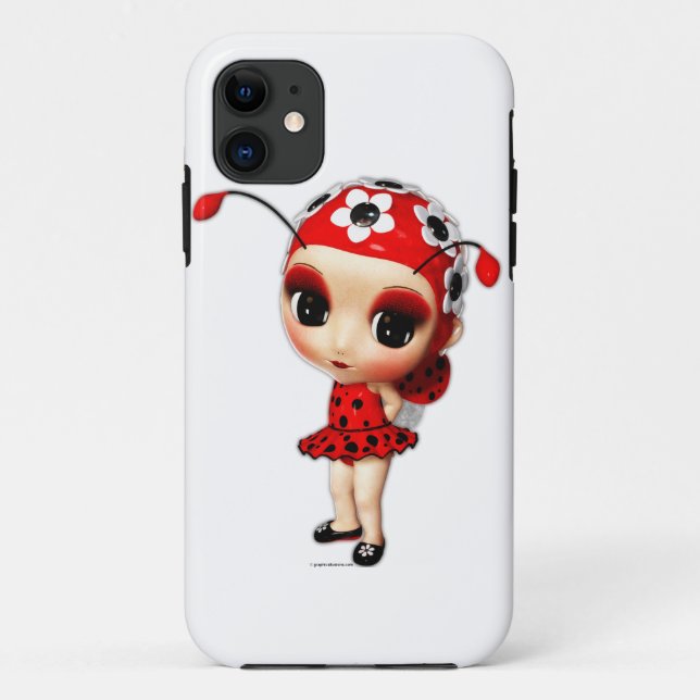 Capa Para iPhone Da Case-Mate Pequena Miss Ladybug iPhone 5 Case (Verso)