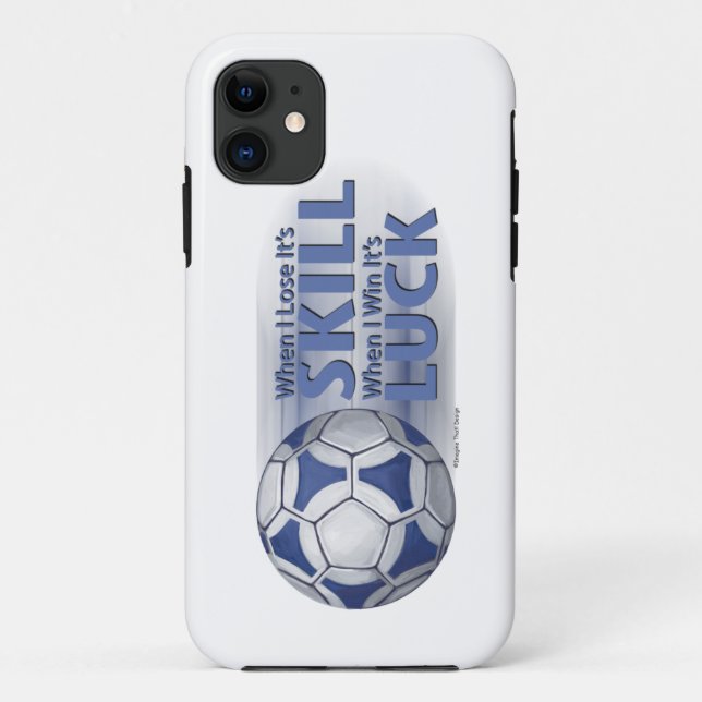 Capa Para iPhone Da Case-Mate Perder Skill Ganhou Sorte Futbal (Verso)