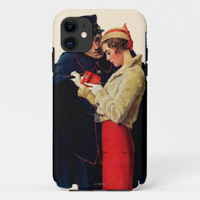 Capa Para iPhone Da Case-Mate Perdido em Paris (Verso)