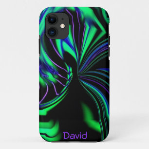 Capa Para iPhone Da Case-Mate *Personalize* estrangeiro de néon do caso do