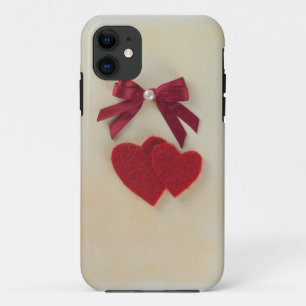 Capa Para iPhone Da Case-Mate Personalize o coração e o arco do Namorados