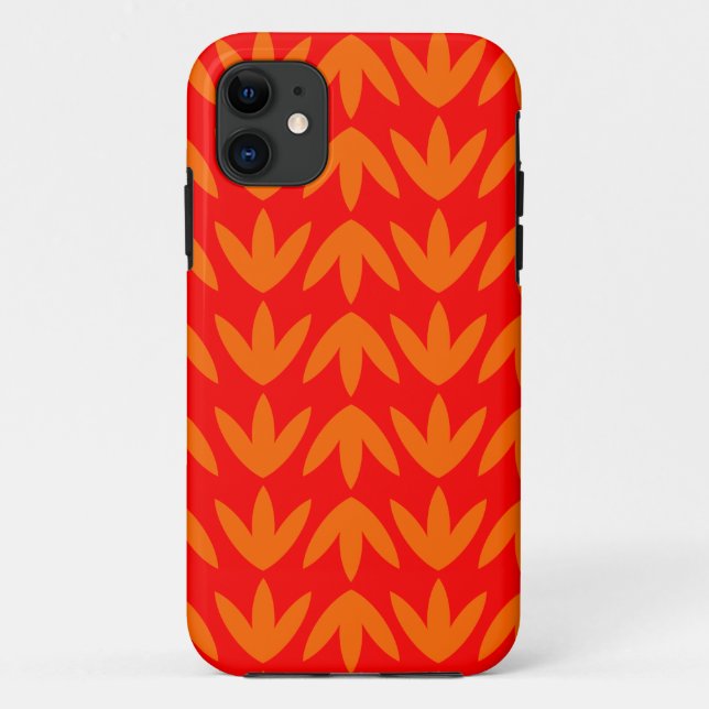Capa Para iPhone Da Case-Mate Pés de aves - Laranja e Vermelho.pdf (Verso)