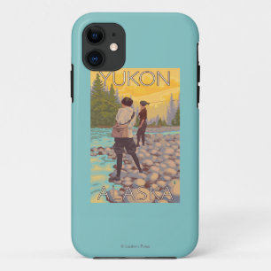 Capa Para iPhone Da Case-Mate Pesca com mosca das mulheres - Yukon, Alaska