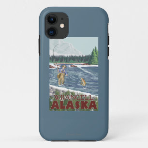 Capa Para iPhone Da Case-Mate Pescador da mosca - Wrangell, Alaska