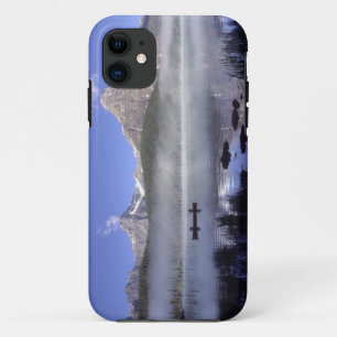 Capa Para iPhone Da Case-Mate Pescadores em canoa no Lago Waterfowl, Banff